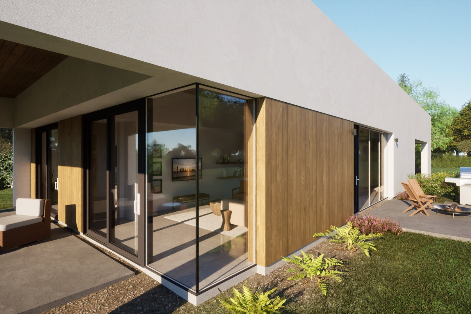 1292 guest casita frameless corner window