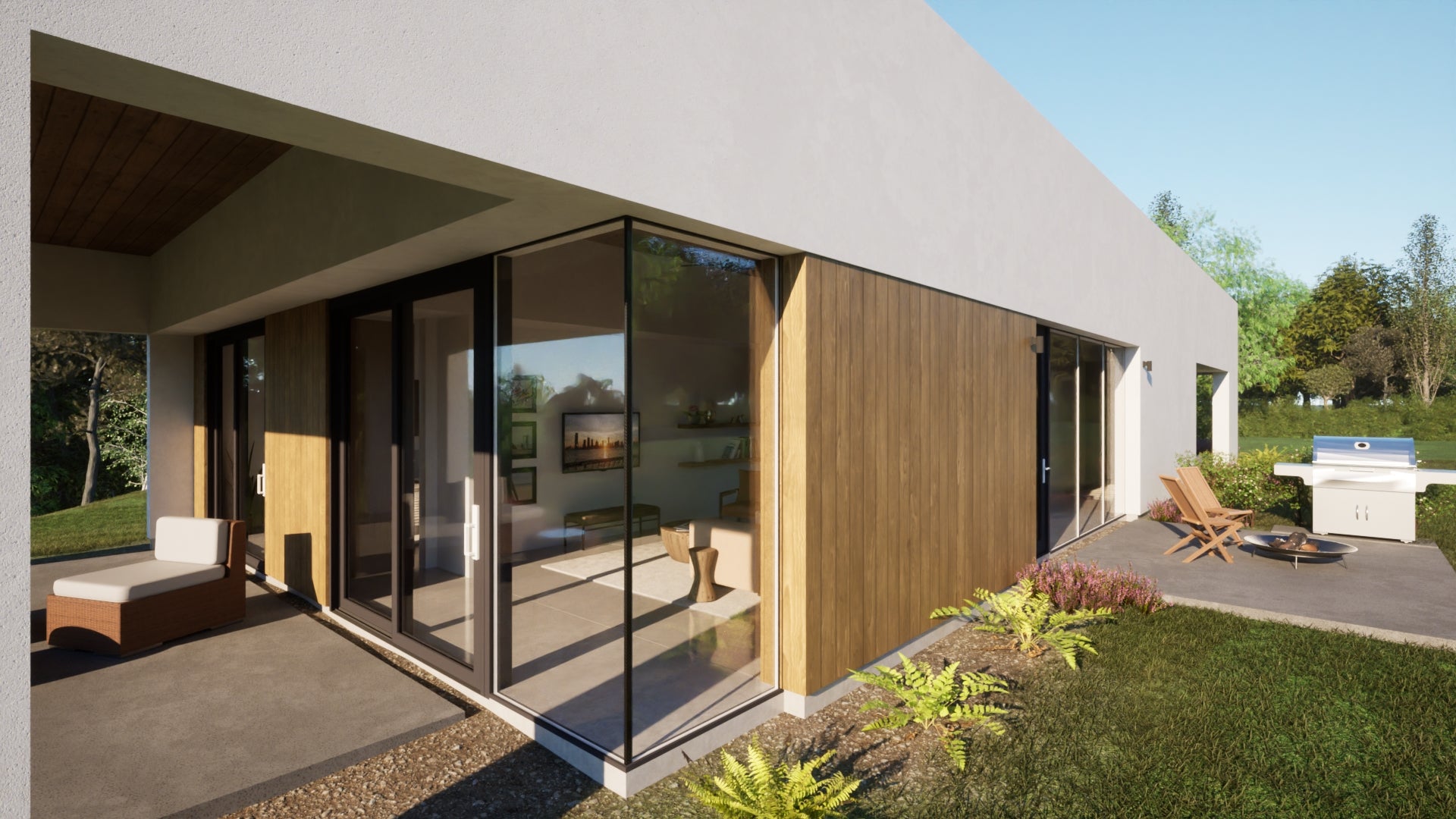 1292 guest casita frameless corner window