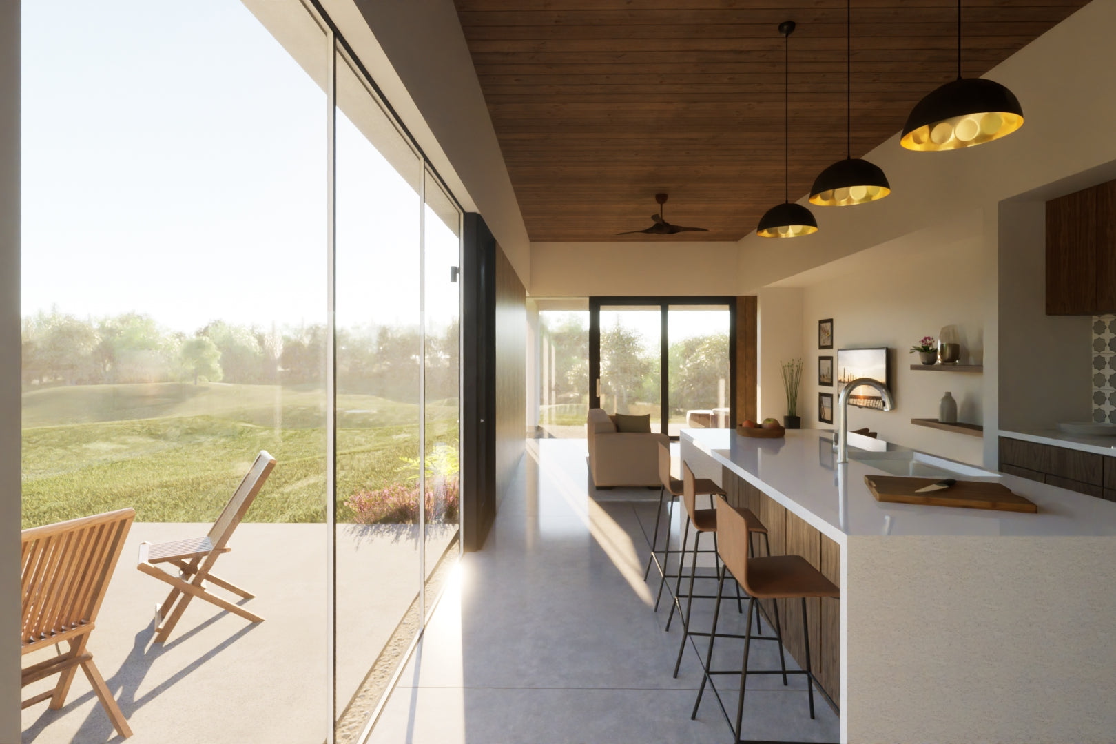 1292 guest casita kitchen entry