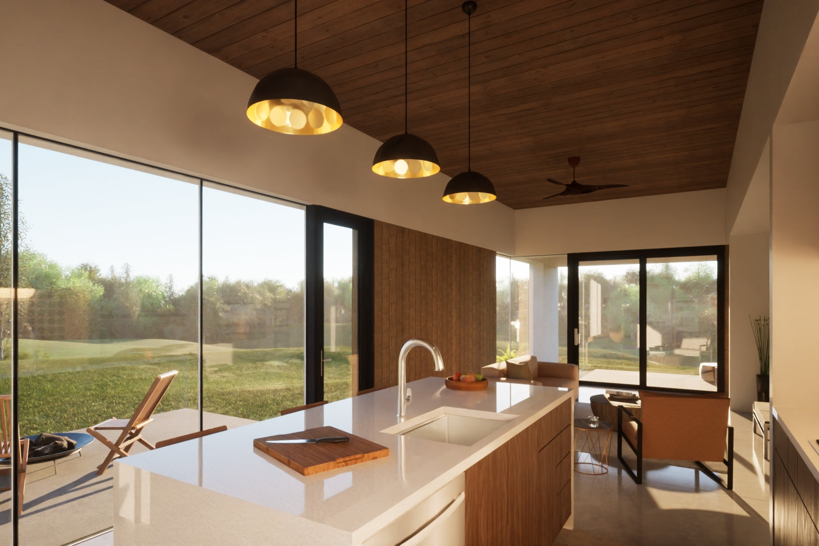 1292 guest casita view from kitchen