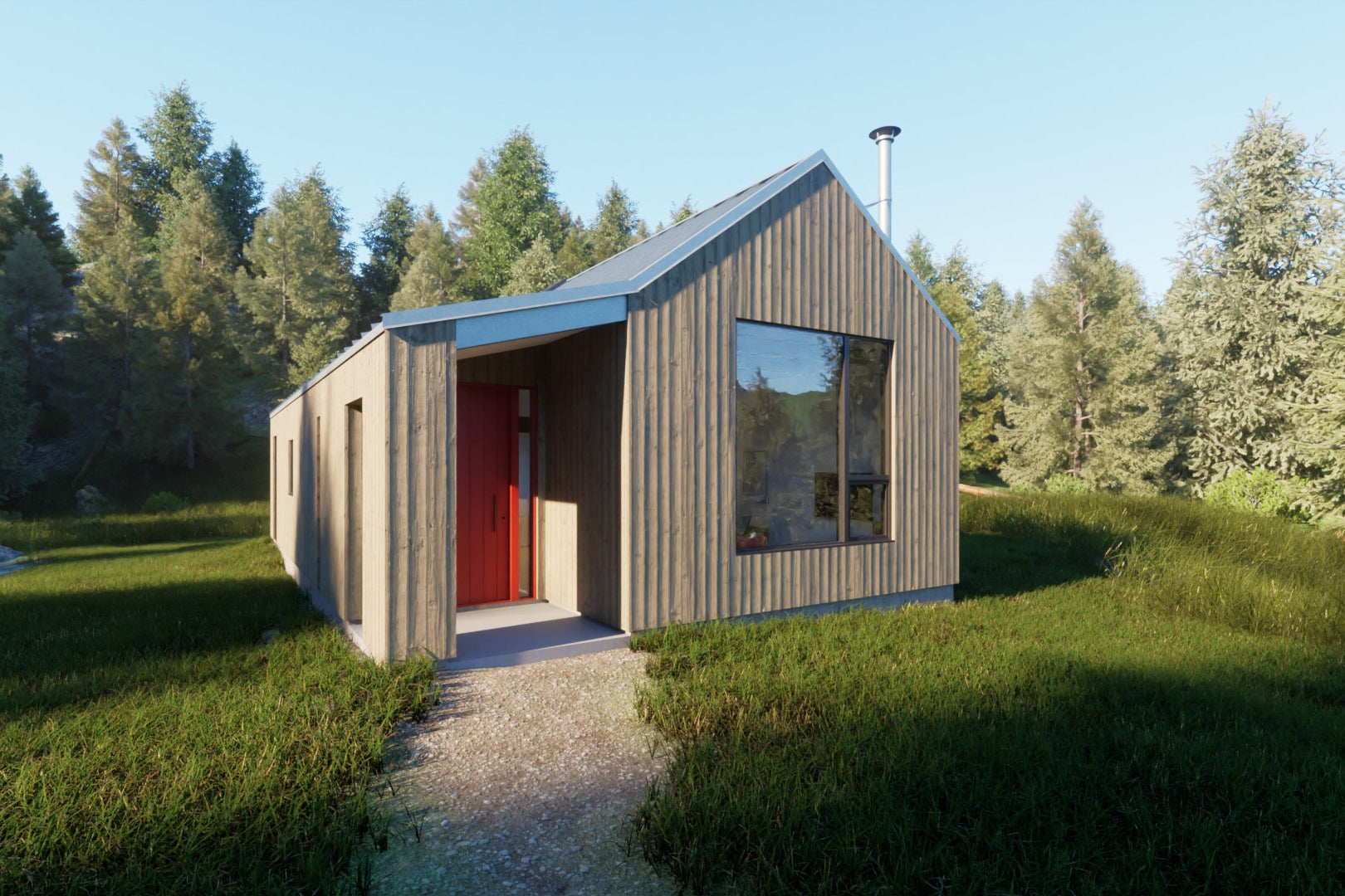 Alabode2310-805 front entry exterior perspective