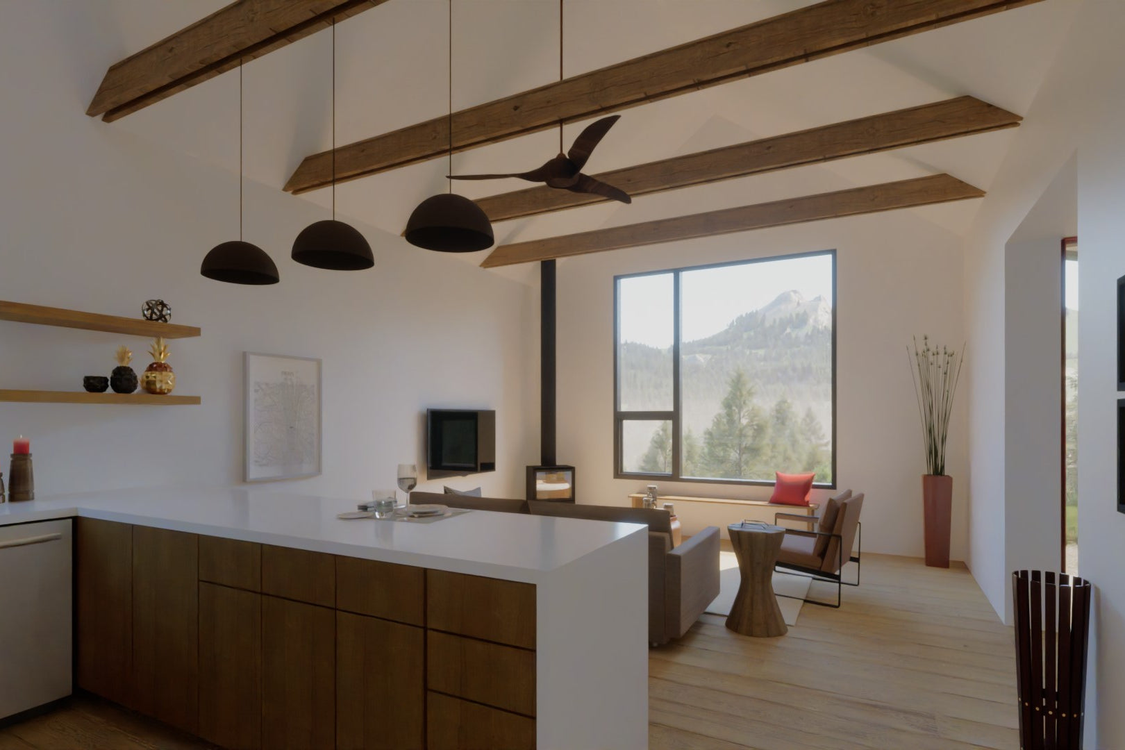 Alabode2310-805 great room perspective looking out window